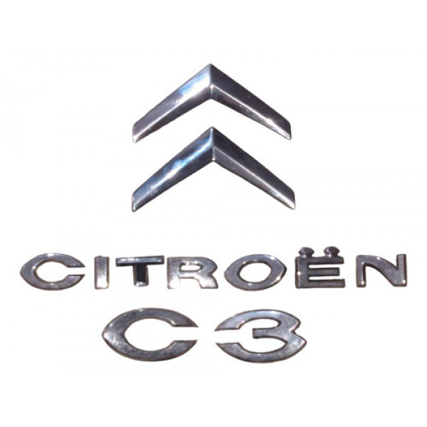 Kit Emblema Citroen C3 Exclusive 2011 