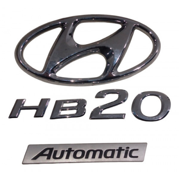 Kit Emblema Hyundai Hb20 2017